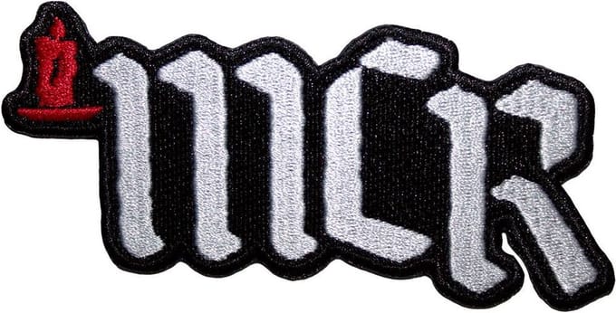 My Chemical Romance - MCR Logo Patch - Zwart/Wit