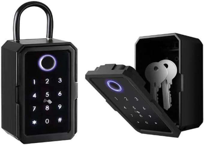Sleutelkluis – Slim met Bluetooth, cijferslot, veiligheidskluis, geschikt voor buiten