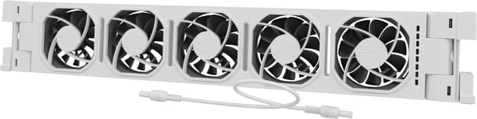 Heatfan 5 - Radiator Ventilator Uitbreiding Set - Universele Maat - Convector Ventilator Zonder Geluid - Wit