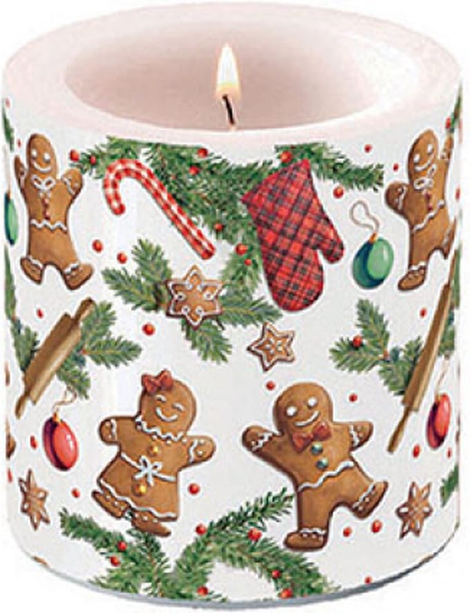 Ambiente - kaars - small - Gingerbread Cookies - 35 branduren