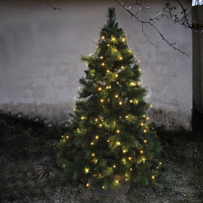 STAR TRADING Boomgordijn Treelight LED m. 8 snaren