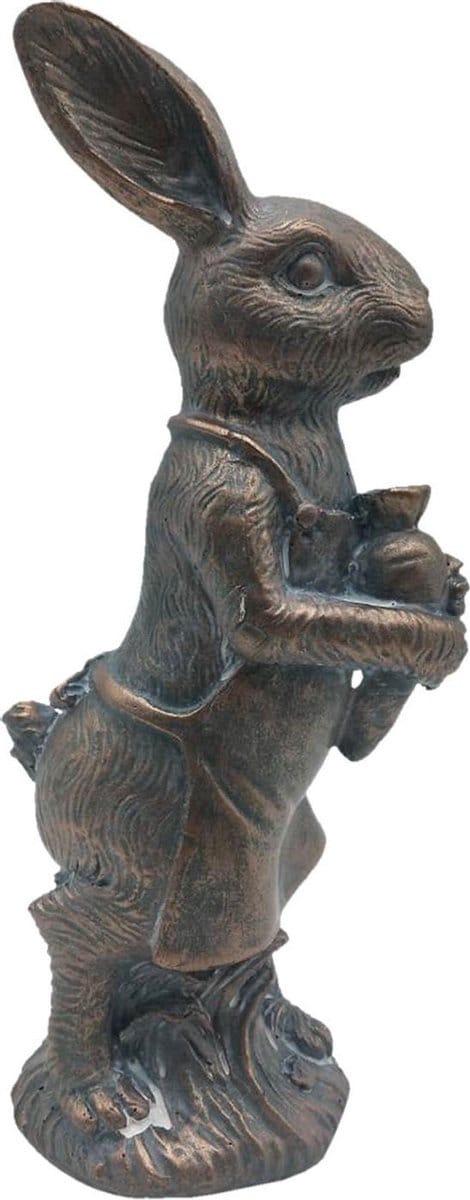 Clayre & Eef Beeld Konijn 21 cm Bruin Kunststof