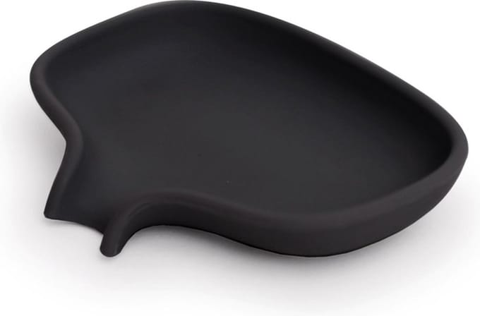 Bosign zeepbakje - Soap Saver Flow - Zwart - Klein - 10,8 x 8,5 x 2 cm