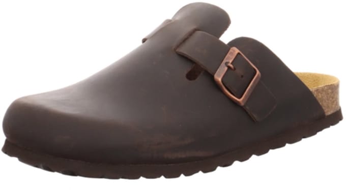 Natural Sense unisex pantoffels klomp leer bruin 1152534