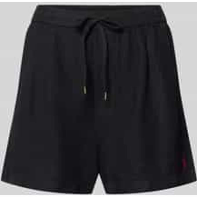 regular fit linnen short met trekkoord