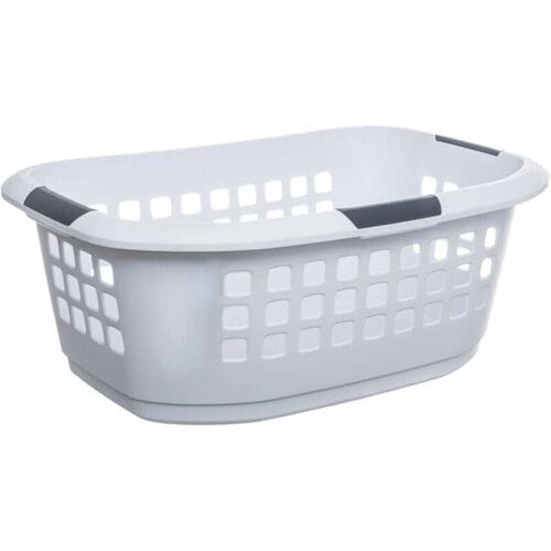 5Five Wasmand extra groot - wit - kunststof - 51 liter - 67 x 47 x 27 cm