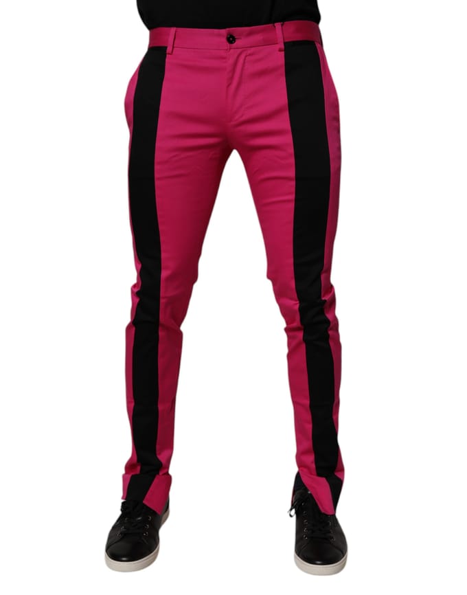 Broek met zijstreepdetails
