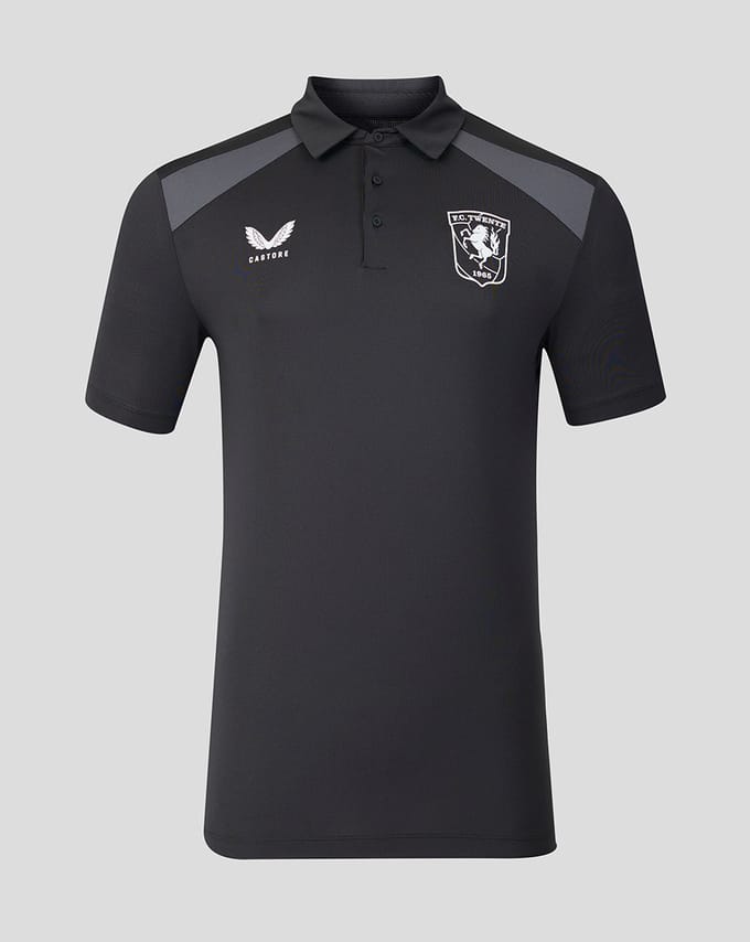 Fc Twente Training 26/27 Coaches Polo - Heren - Zwart