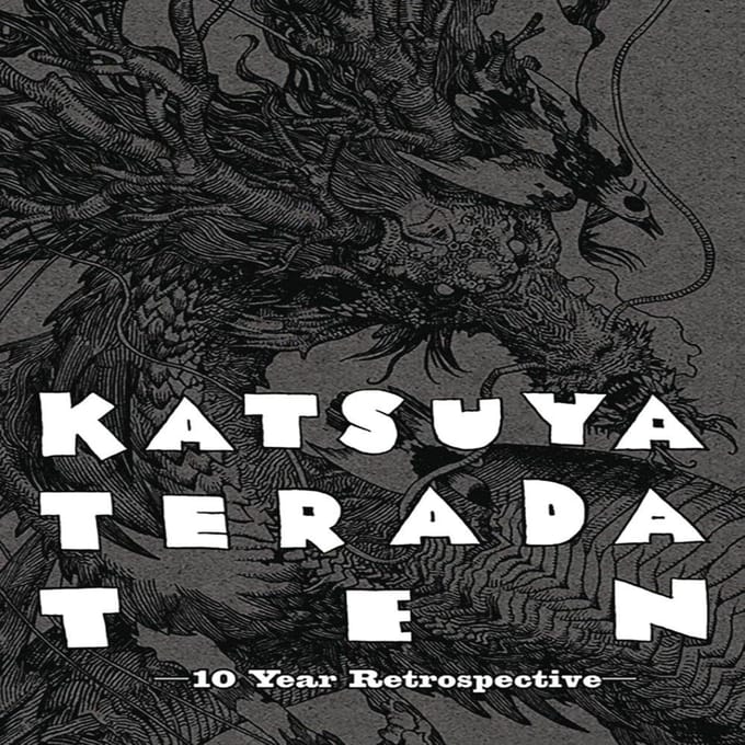 Illustratieboek Katsuya Terada 10 Ten (Japanse editie) black