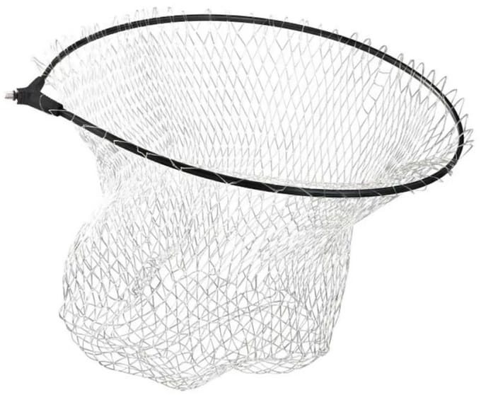 Zunzun Oval Mn Landingsnetkop Zilver 65 x 55 cm