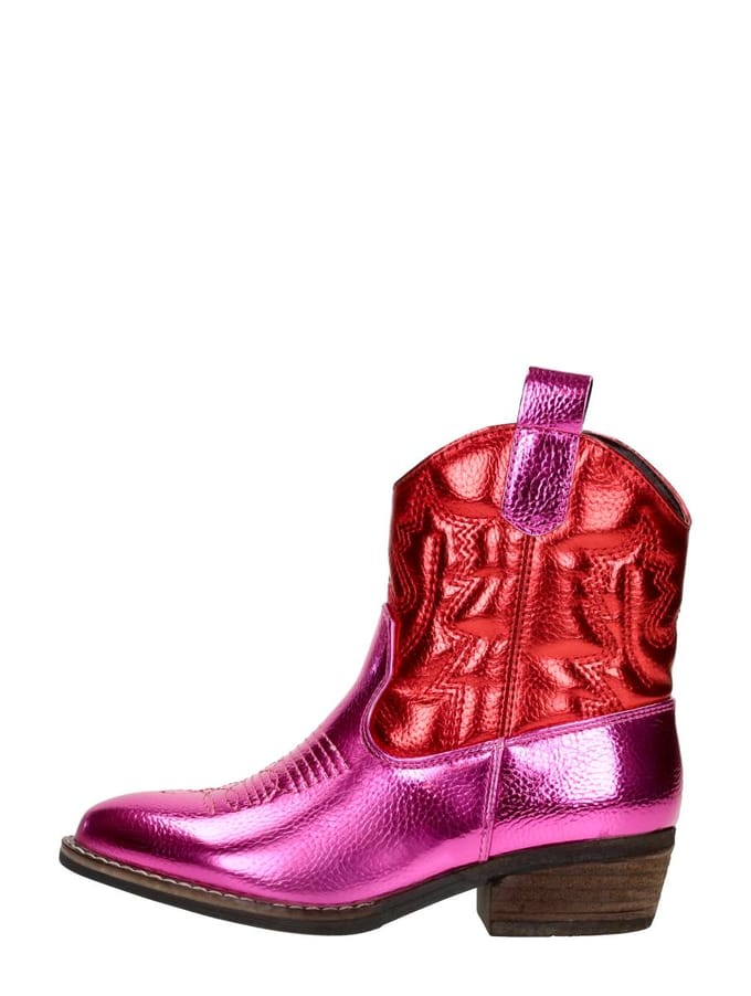 SUB55 Western laarsjes Enkellaarsjes - Roze - Maat 37