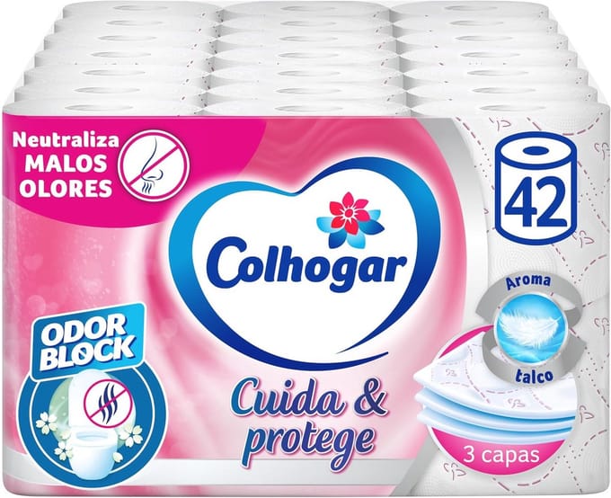Zacht en Robuust Toiletpapier - 3-laags, 42 Rollen voor Optimale Verzorging