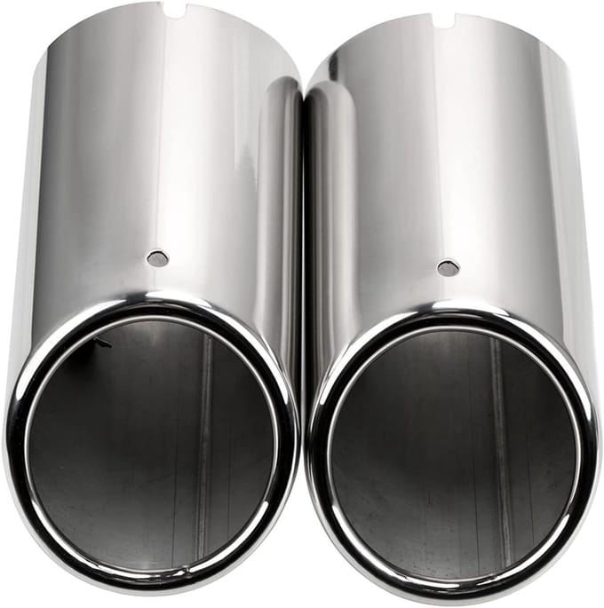 Auto Uitlaat Tip - Uitlaat Covers - Auto Stylen - Hittebestendige Coating - 7.6 Cm Diameter - Blauw