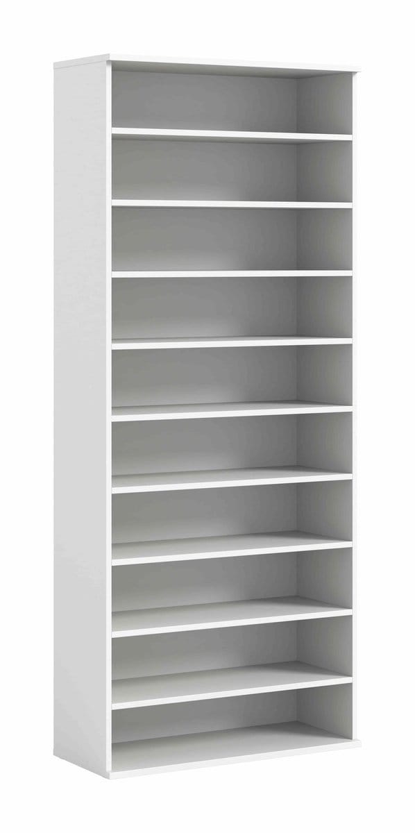 Projectxschoenenrek wit NB - 34x80x191cm