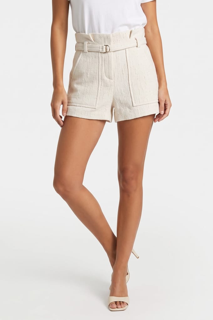 IRO Paris Vanay Short Ecru/white Taglia: 36 | Pantaloncini Outlet | Donna | Marrone