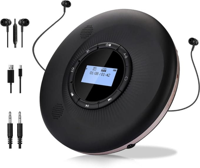 White-Label® Discman CD Speler - Walkman - Bluetooth