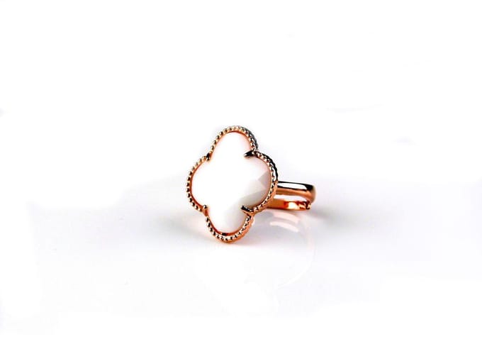 model Fiori ring in zilver roze verguld wit