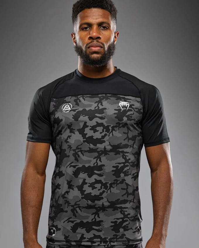 Venum x Polaris Dry-Tech Shirt Zwart Camo Stormgrijs - M