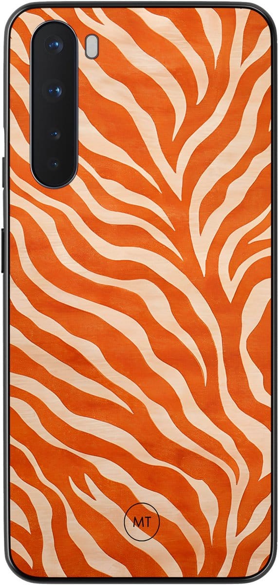 OnePlus Nord hoesje - Zebra oranje
