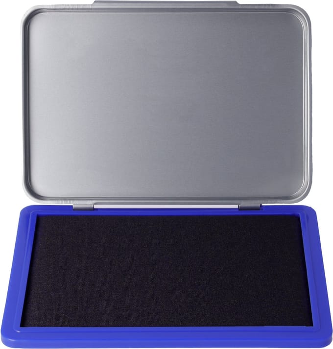 Westcott stempelkussen No 2 - blauw - navulbaar - AC-E744400