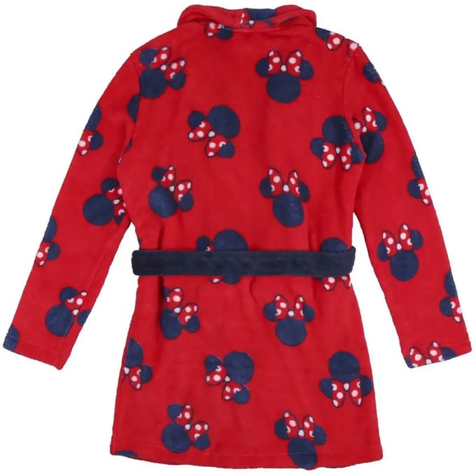 Disney Minnie Mouse Badjas in Coral Fleece - Rood - 14 jaar