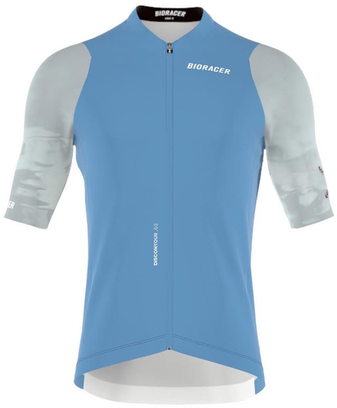 Bioracer Icon Korte Mouw Wielertrui Blauw S Man