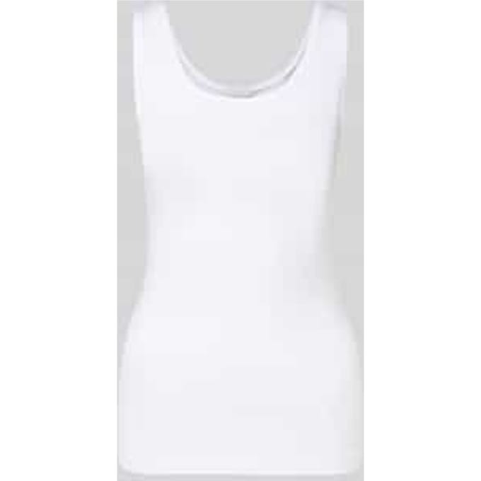 slim fit top met ronde hals