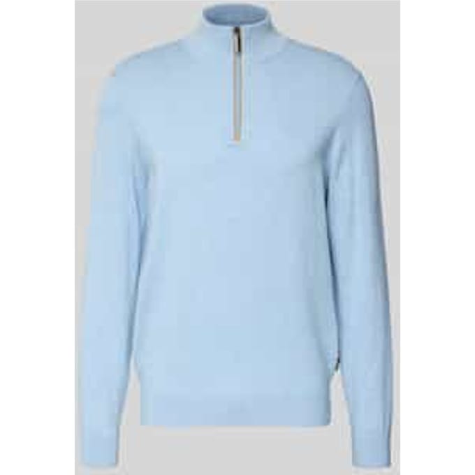 Bugatti - Trui Lichtblauw Bugatti Herren Pullover 1/1 Arm Lichtblauw 7500-15510e
