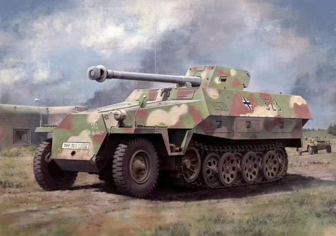 Dragon Modelbouwpakket Militaire voertuigen - 6963 Sd.Kfz.251/22 w/7.5cm PaK 40 Plastic - 1:35 - Modelbouw