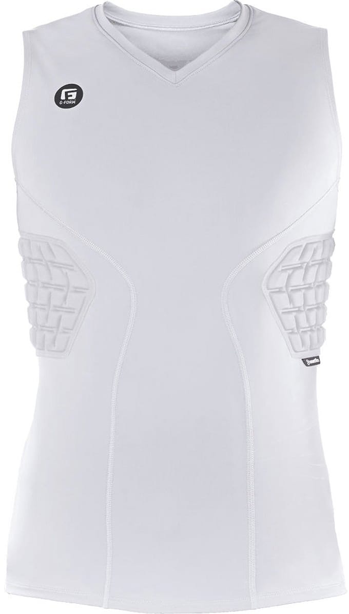 G-Form Compressie Basketbalshirt Heren - Wit | Maat: M