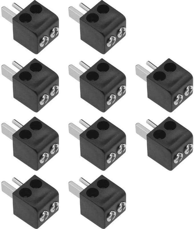 Allecto - 2-pins DIN-stekker - DIN-connector - Handige installatie
