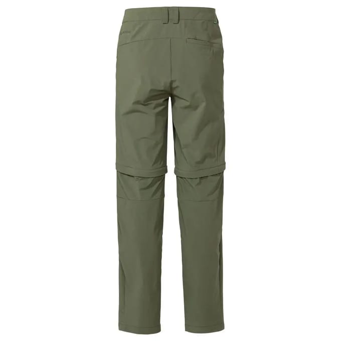 Vaude Farley Stretch Zip Off Ii Broek Zwart 50 / Short Man