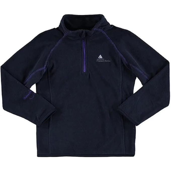 Microfleece sweatshirt met halve rits voor meisjes Peak Mountain Gafine