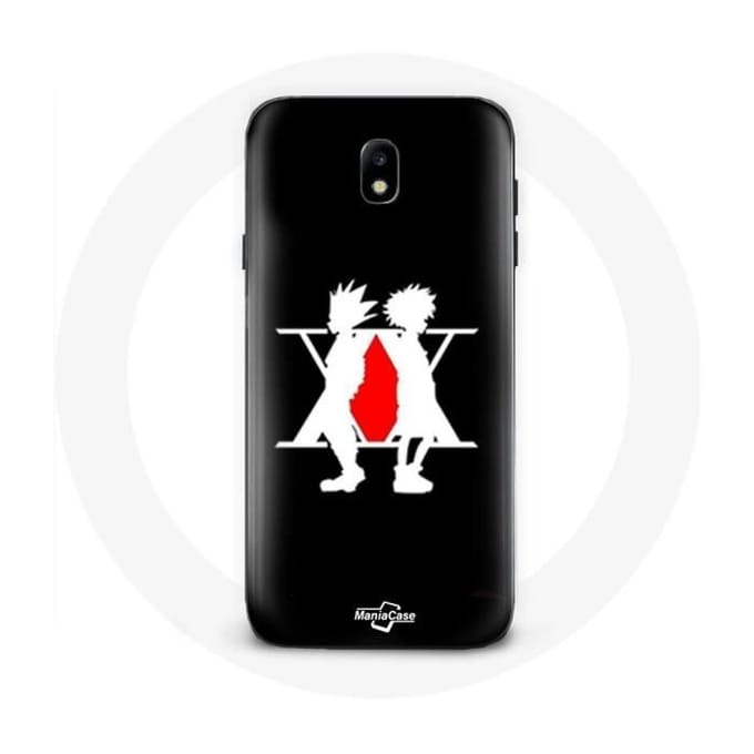 Case voor Samsung Galaxy S4 Hunter x Hunter Manga Logo Zwarte Achtergrond