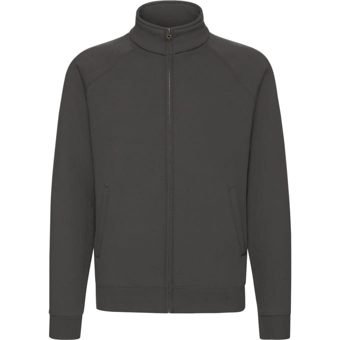 Fruit of the Loom Sweatjack Heren Premium (Licht Grafiet)