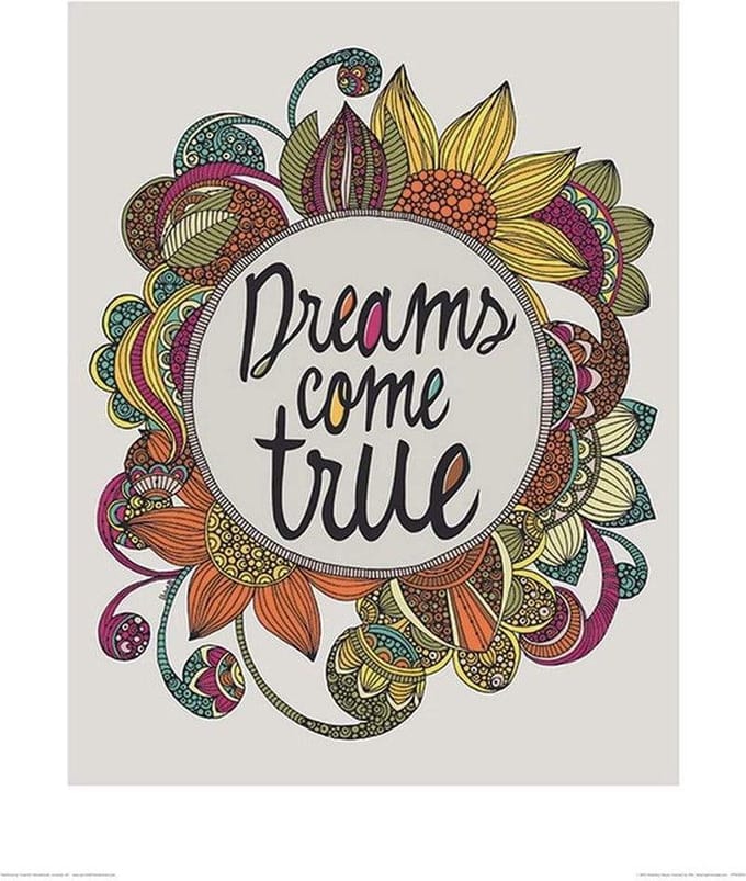 Kunstdruk Valentina Ramos - Dreams Come True 40x50cm