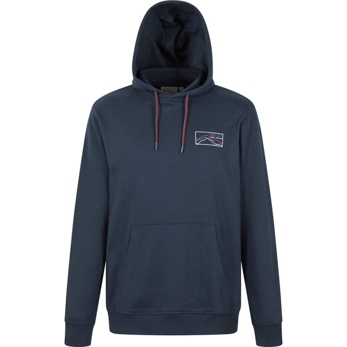 Mountain Warehouse Heren 3 Peaks Mountain Hoodie (Donkerblauw)