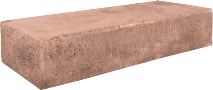 Traptrede massief roodbruin 100 x 40 x 20 cm prijs per stuk Gardenlux