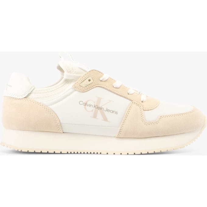 RUNNER SO LACEUP Heren Sneakers Helder Wit/Ei-schaal