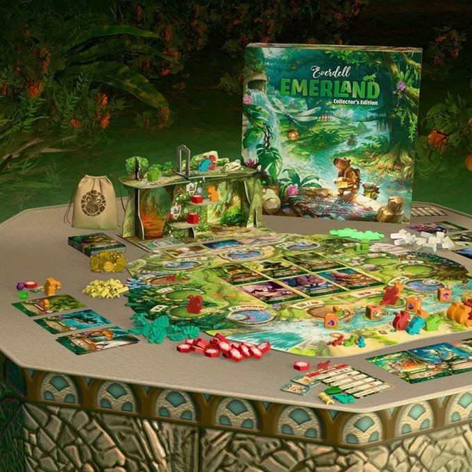 Asmodee bordspel Everdell Emerland Collector's Edition strategisch spel.