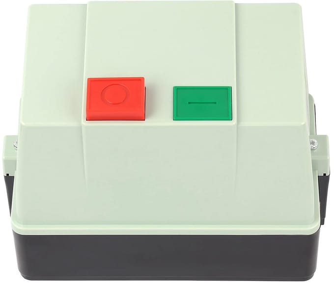 Magnetische Motor Starter - Directe Start - Motor Beveiliging - Overbelasting Bescherming - 380V 32A - Grijs