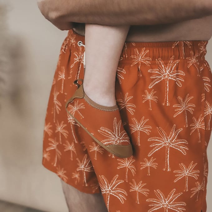 Salted Stories Water Shoes Palms Bombay Brown 20