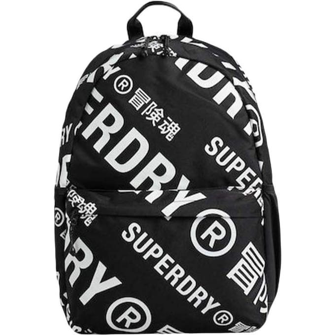Superdry Code Essential Montana Rugzak Zwart