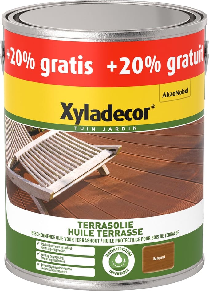 Xyladecor - Terrasolie - Bangkirai - 3 L