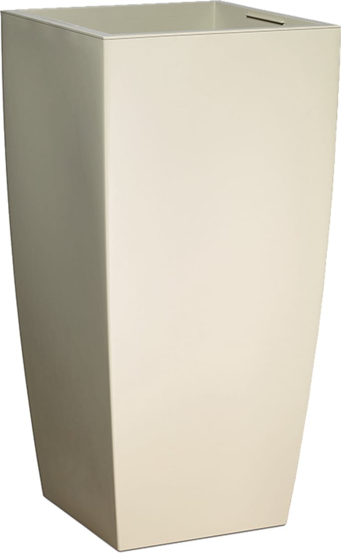 Elezza Infinity Bloempot L25 x B25 x H52 cm - Amandel