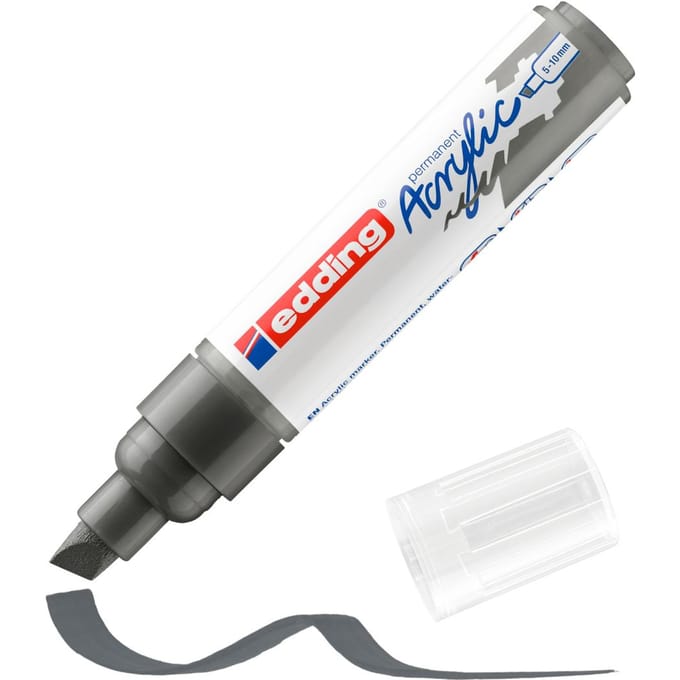edding 5000 Acrylic "Acrylmarker - Wide" - Antraciet