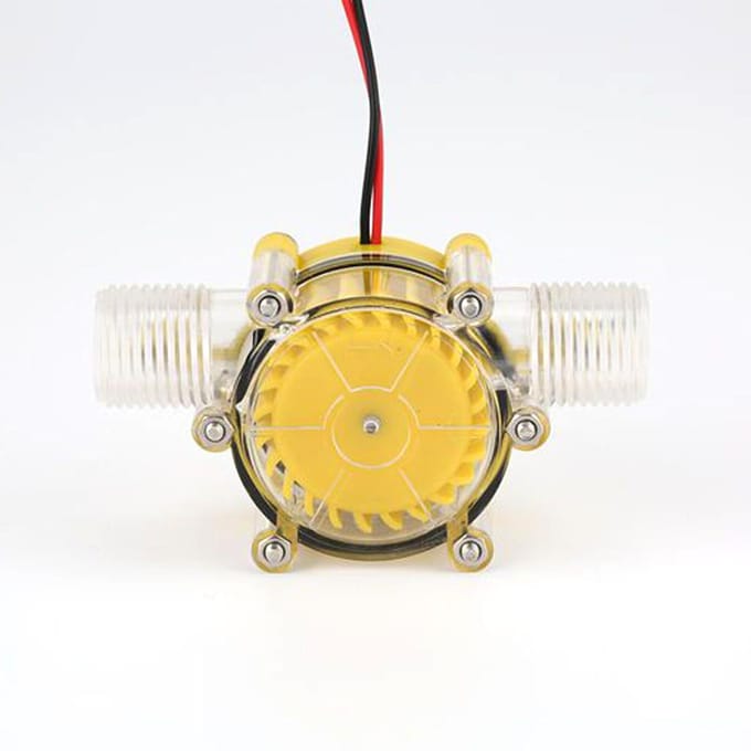 Mini Stal Waterstroompomp Laadgenerator Hydro-elektrisch Hydrokraan DIY veelkleurig
