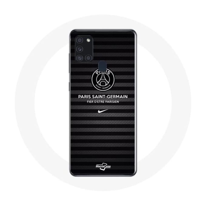 Coque - Maniacase - Galaxy A21S - Souple - Noir - Paris Saint Germain