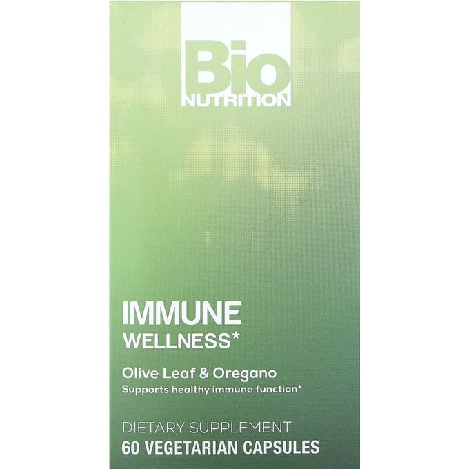 Immuungezondheid, Olijfblad & Oregano, 60 Plantaardige Capsules