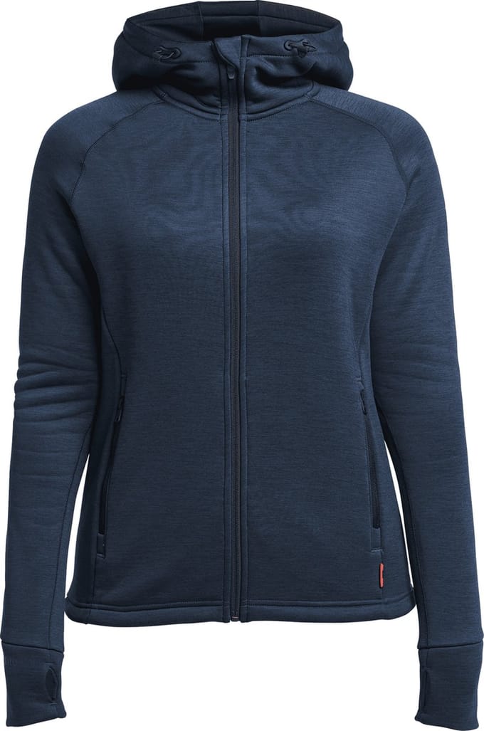 Tenson Txlite Hoodie Zip W Base & Midlayers -  -  - Donker Blauw - Maat M